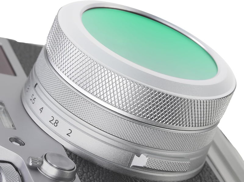 Haoge MC UV Camera Lens Protection Filter for Fujifilm X100VI Fuji X100V Camera Accessory with Integrated Adapter Ring Silver LUV-XVIS-Multi Waterproof Nano Coated HD Optical Glass - Image 1